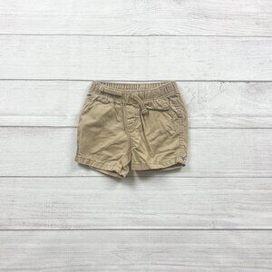 Old Navy Baby Boy Khaki Shorts Tan Casual Shorts 6-12 Months